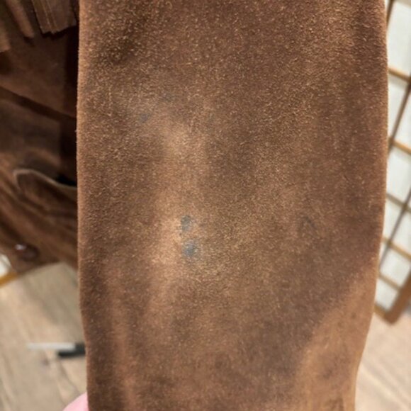 Vintage Fringed Suede Jacket - Picture 7 of 11